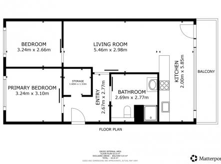 pudorys.png | Prodej bytu, 3+kk, 62 m²
