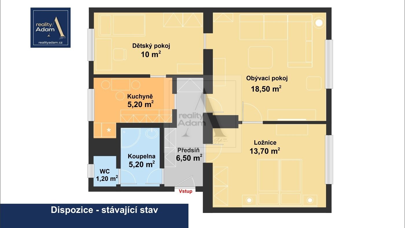 Prodej bytu 3+1 (66m2)