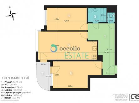 2d-layout.jpg | Pronájem bytu, 3+kk, 70 m²