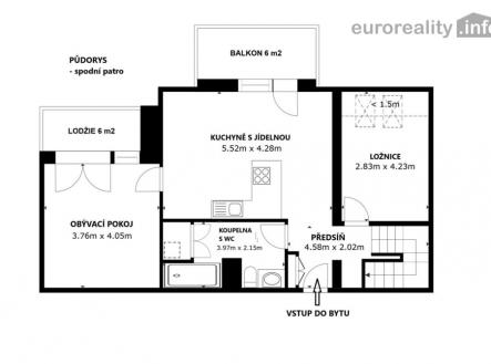 pudorys-dole.jpg | Prodej bytu, 4+kk, 101 m²