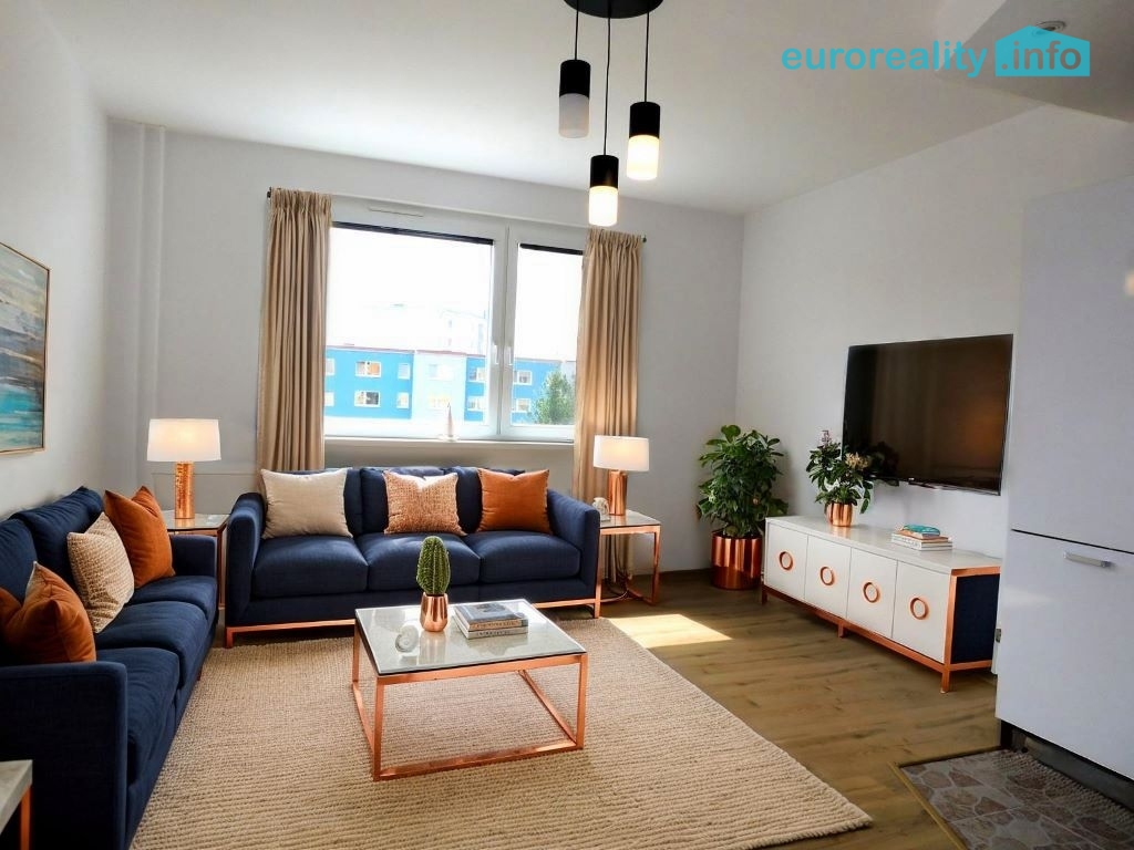 vizualizace obývací pokoj