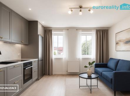 vizualizace-kuchyn.jpg | Prodej bytu, 1+1, 30 m²