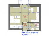 Prodej bytu, 1+kk, 35 m²