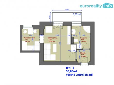 3.png | Prodej bytu, 1+1, 50 m²