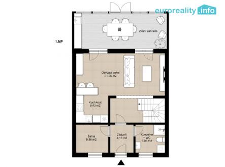 pudorys-smetanova-jinocany-1np.jpg | Prodej - dům/vila, 157 m²