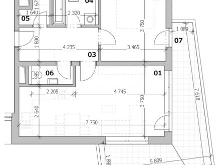 cerny-3.png | Prodej bytu, 2+kk, 60 m²