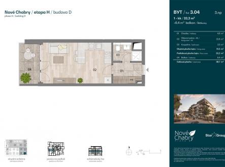 Prodej bytu, 1+kk, 32 m² obrázek