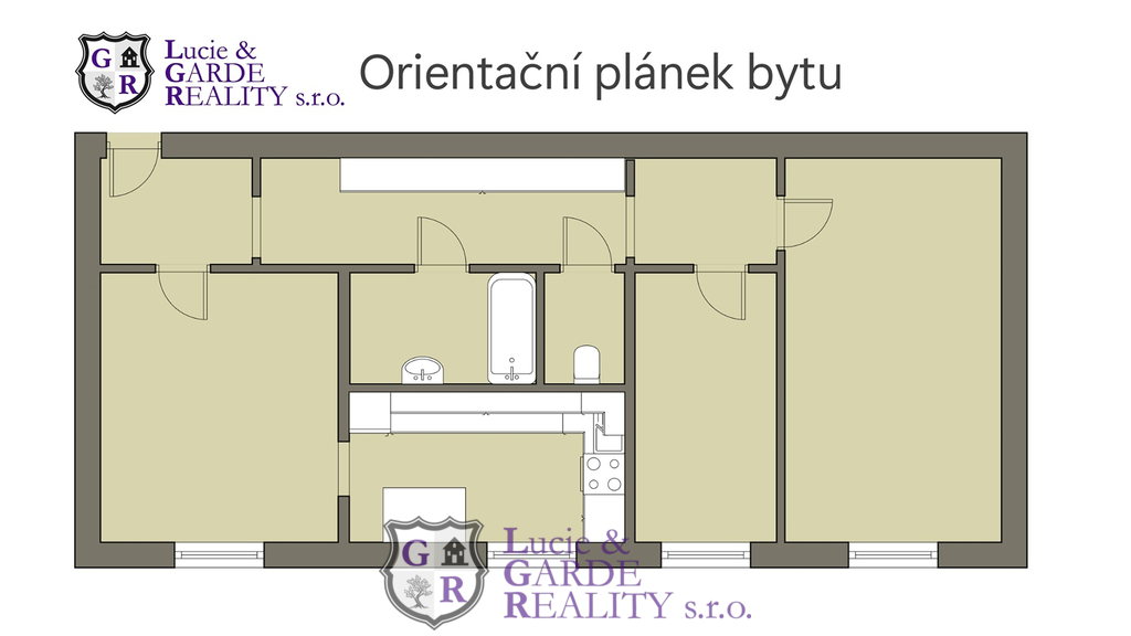Orientační plánek bytu