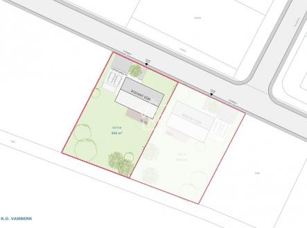 01-situace.jpg | Prodej - pozemek pro bydlení, 846 m²