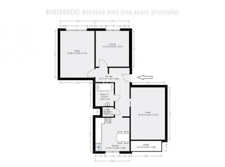 pudorys.jpg | Prodej bytu, 3+1, 79 m²