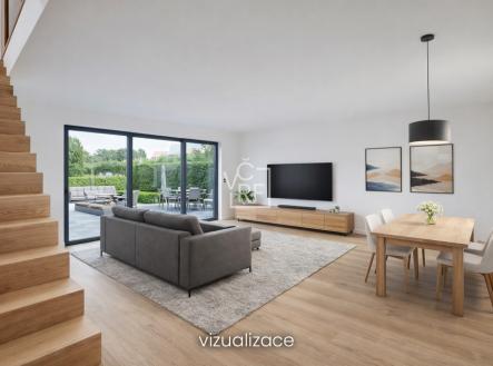 vizualizace-obyvak-2.png | Pronájem - dům/vila, 148 m²