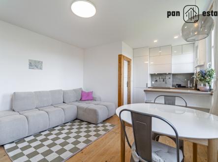 obývací pokoj s kuchyní | Prodej bytu, 3+kk, 65 m²