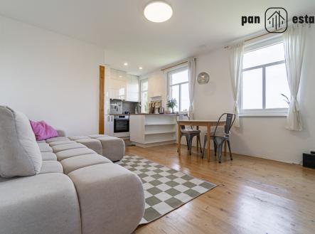 obývací pokoj s kuchyní | Prodej bytu, 3+kk, 65 m²