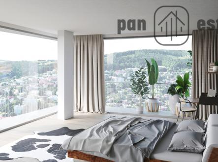 Ložnice výhledy vizualizace | Prodej - obchodní prostor, 26 m²