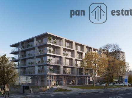 Pohled na bytový dům Ardea | Prodej - obchodní prostor, 190 m²