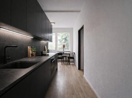 Vizualizace | Prodej bytu, 3+1, 90 m²