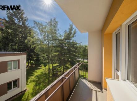 Pohled z balkonu | Prodej bytu, 3+1, 66 m²