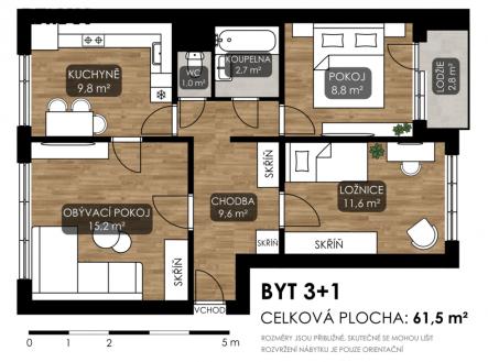pudorys.png | Prodej bytu, 3+1, 63 m²