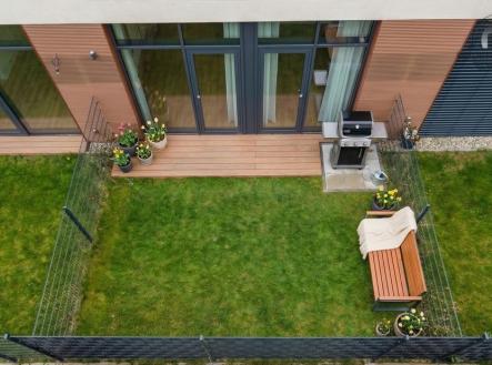 VIZUALIZACE možné podoby zahrádky | Pronájem bytu, 2+kk, 84 m²