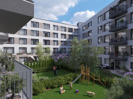 Bydlení Šumavská - Vizualizace objektu | Prodej bytu, 2+kk, 88 m²