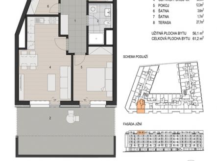 6.17.jpeg | Prodej bytu, 2+kk, 88 m²