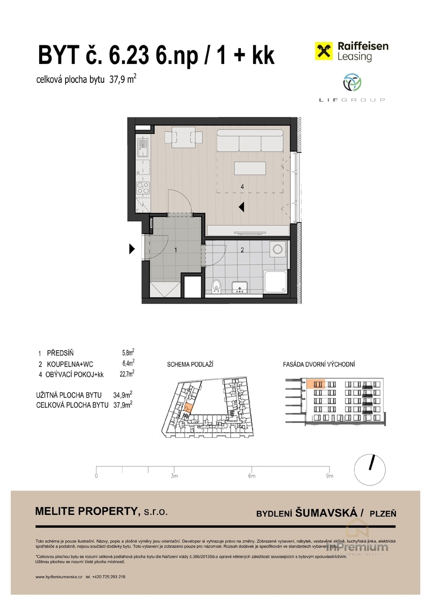Katalogový list bytu