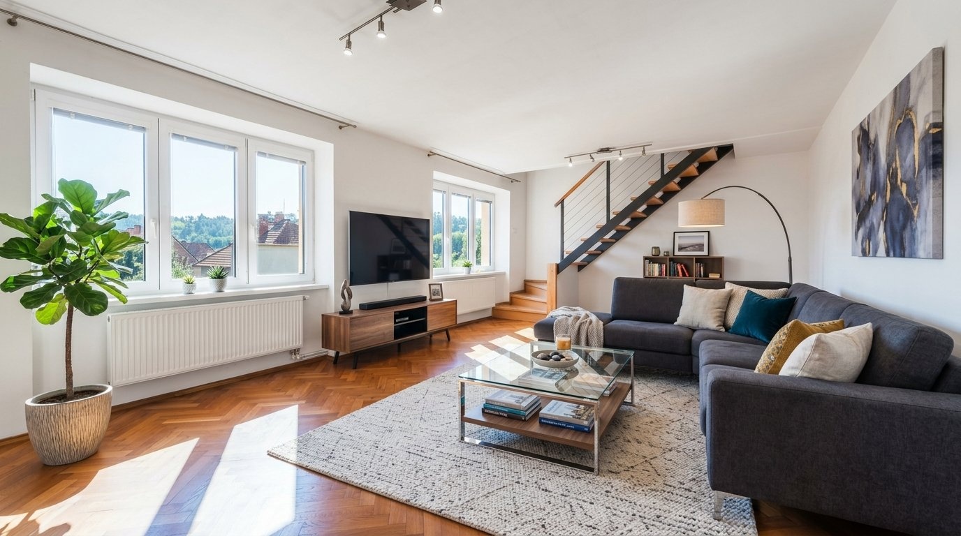 Obývací pokoj vizualizace