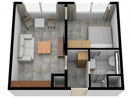 Pronájem bytu, 2+kk, 30 m²
