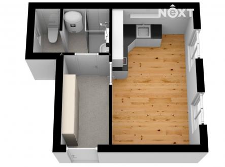 Pronájem bytu, 1+kk, 32 m²