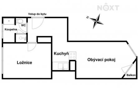 Prodej bytu, 2+kk, 68 m²