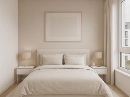 Vizualizace | Prodej bytu, 2+kk, 45 m²