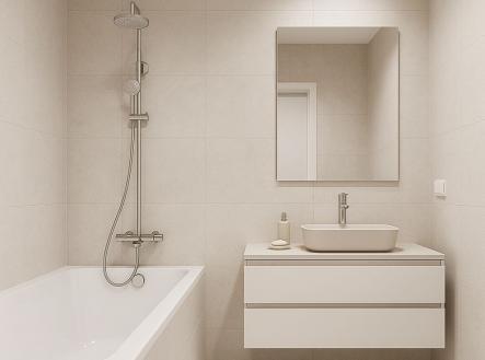 Vizualizace | Prodej bytu, 2+kk, 50 m²