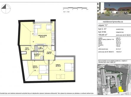 . | Prodej bytu, 3+kk, 106 m²