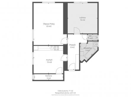 . | Prodej bytu, 2+1, 79 m²