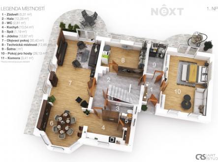 Prodej - dům/vila, 252 m²