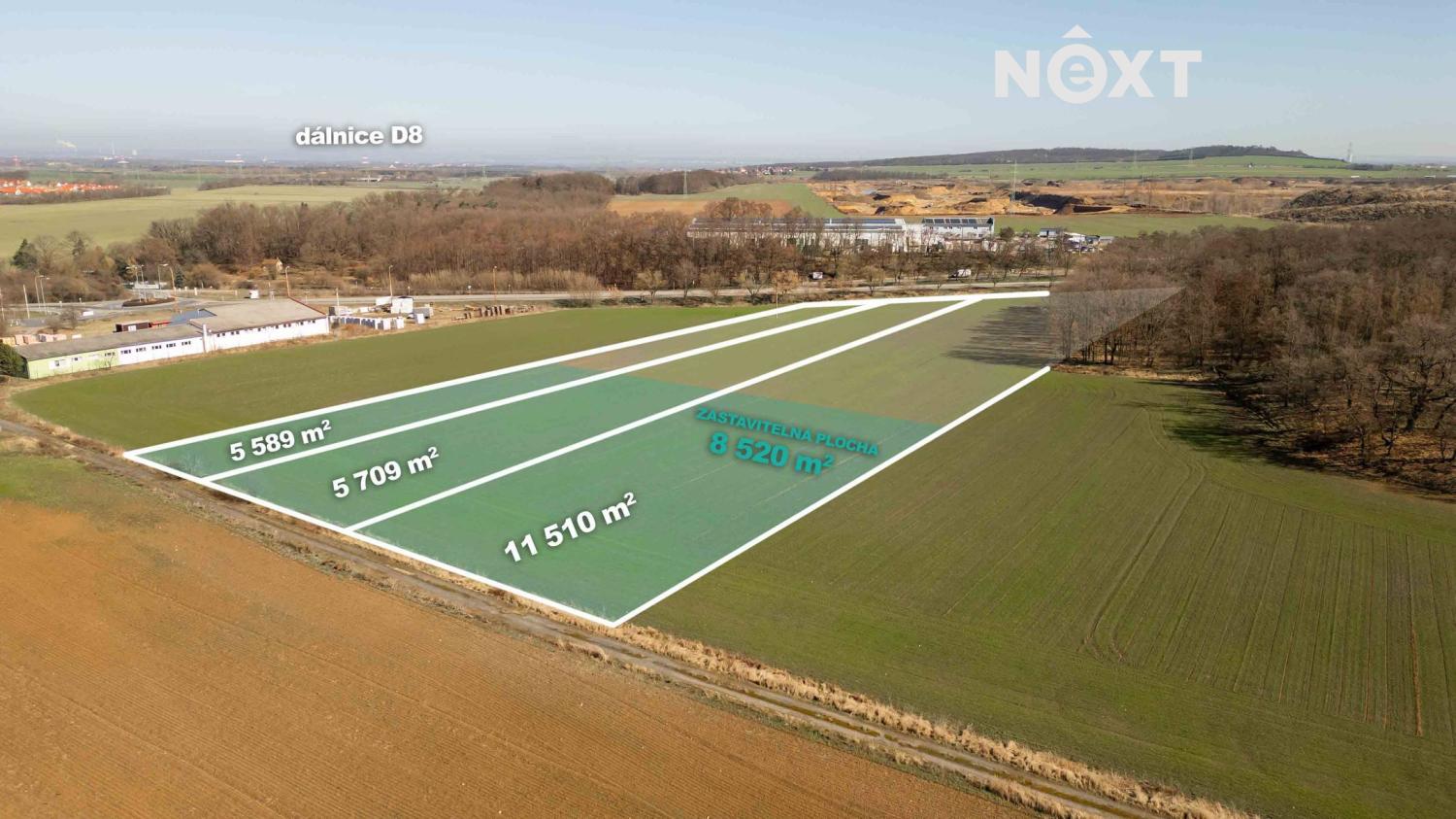 Prodej pozemek Komerční, 22806㎡