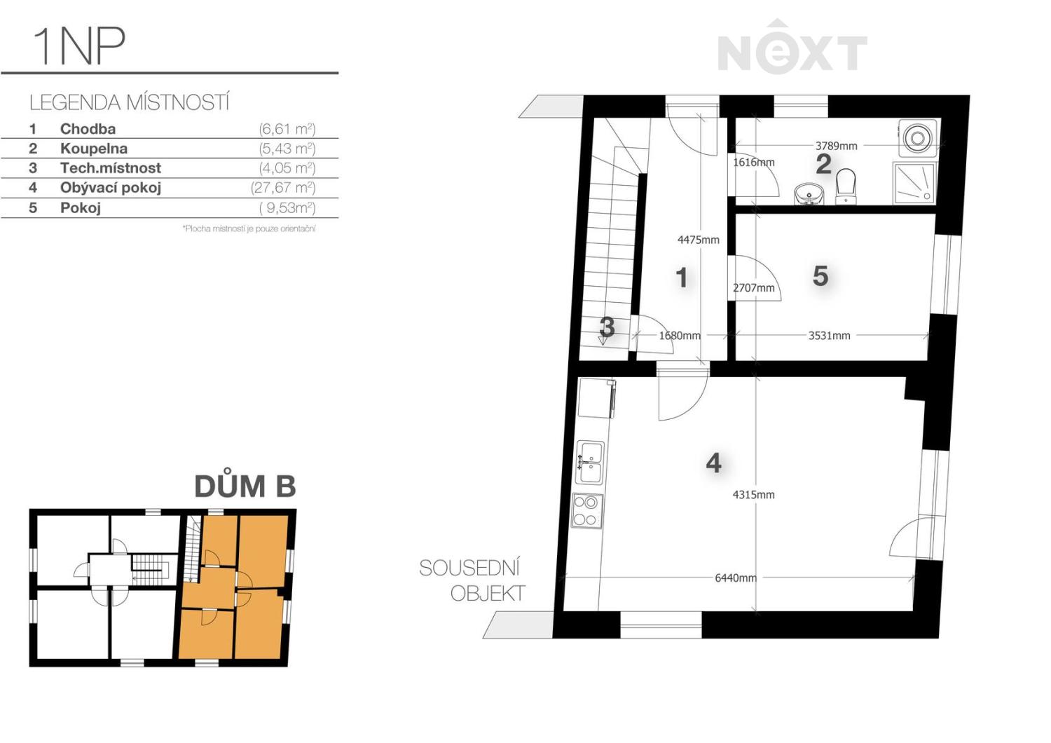 Prodej Rodinný dům, 103㎡