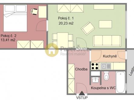 foto: 4 | Pronájem bytu, 2+1, 50 m²