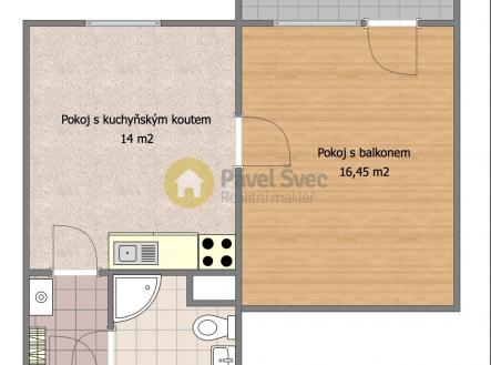 foto: 4 | Pronájem bytu, 2+kk, 41 m²
