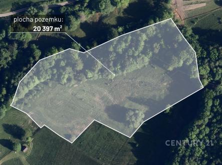. | Prodej - pozemek, les, 20 397 m²