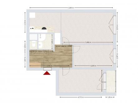 . | Prodej bytu, 3+kk, 63 m²