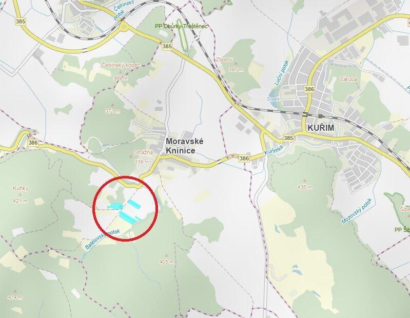 Prodej pozemek 50ha, Moravské Knínice