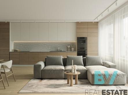 Vizualizace | Prodej bytu, 3+1, 72 m²