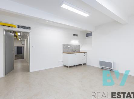 Vstupní prostor s umyvadlem | Pronájem - obchodní prostor, 227 m²