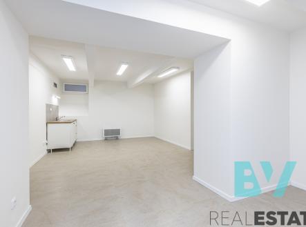 Vstupní prostor s umyvadlem | Pronájem - obchodní prostor, 227 m²