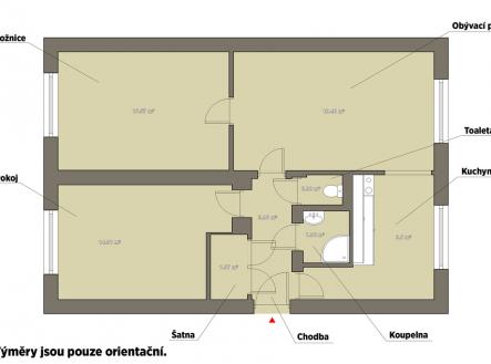 pudorys.jpg | Pronájem bytu, 4+kk, 80 m²