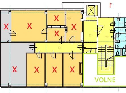 . | Pronájem - kanceláře, 44 m²