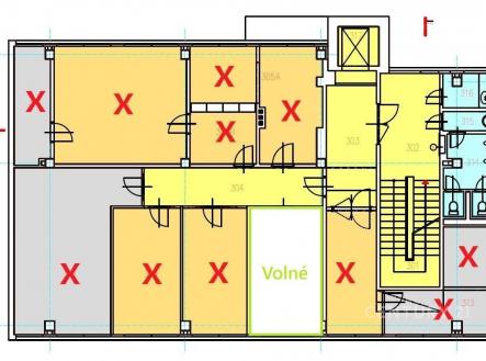 . | Pronájem - kanceláře, 17 m²