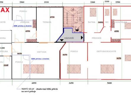 smejkalka-pudorys-novy-stav-s-sdk-prickami.jpg | Prodej bytu, 6+1, 135 m²