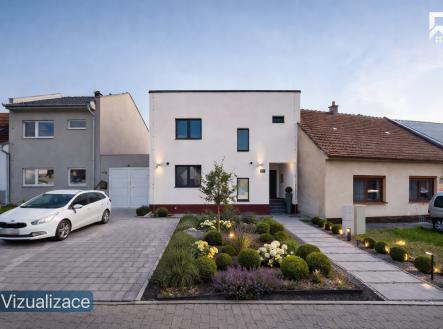 Vizualizace_predzahrada | Prodej - dům/vila, 170 m²